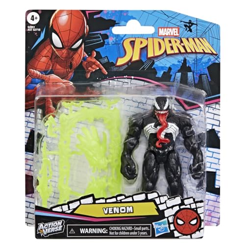 MARVEL SPIDERMAN ACTIONVERSE VENOM FIGURA DE ACCIÓN Y ACCESORIOS JUGUETES Y FIGURAS DE SUPERHÉROES DE 45 PULGADAS 45 IN - 2