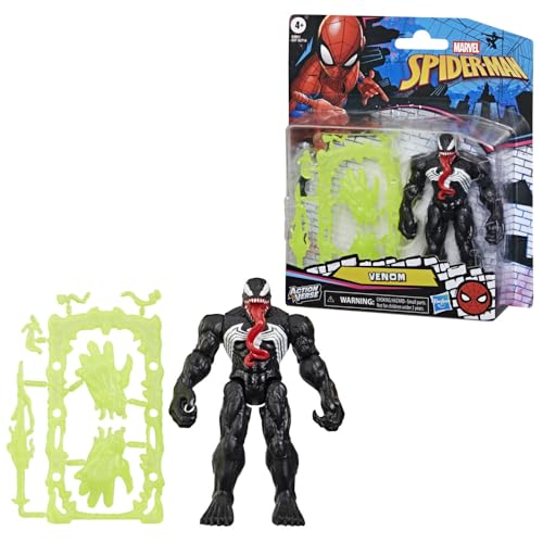 MARVEL SPIDERMAN ACTIONVERSE VENOM FIGURA DE ACCIÓN Y ACCESORIOS JUGUETES Y FIGURAS DE SUPERHÉROES DE 45 PULGADAS 45 IN - 3