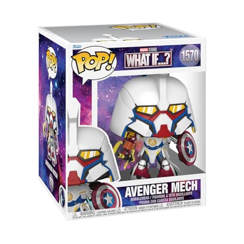 FUNKO POP SUPER MARVEL WHAT IF AVENGER MECH FIGURA DE VINILO COLECCIONABLE IDEA DE REGALO PRODUCTO OFICIAL JUGUETES - 1