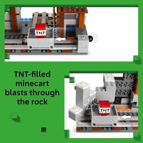 LEGO MINECRAFT THE PICKAXE MINE JUGUETE PARA NIÑOS JUEGO DE CONSTRUCCIÓN PARA NIÑOS Y NIÑAS JUGUETE DE MINECRAFT - 3