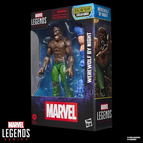 SERIE MARVEL LEGENDS HOMBRE LOBO DE LA NOCHE FIGURA DE ACCIÓN COLECCIONABLE DE MARVEL COMICS A ESCALA DE 6 PULGADAS - 3