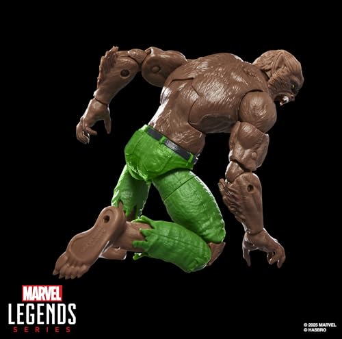 SERIE MARVEL LEGENDS HOMBRE LOBO DE LA NOCHE FIGURA DE ACCIÓN COLECCIONABLE DE MARVEL COMICS A ESCALA DE 6 PULGADAS - 7