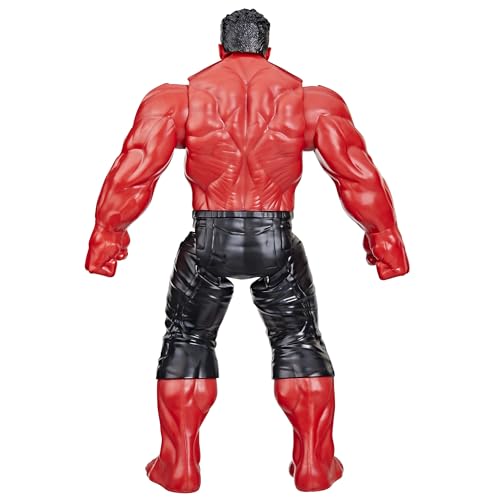 MARVEL STUDIOS CAPTAIN AMERICA BRAVE NEW WORLD TITAN HERO SERIES FIGURA DE ACCIÓN DE HULK ROJO DE LUJO DE 12 PULGADAS - 3