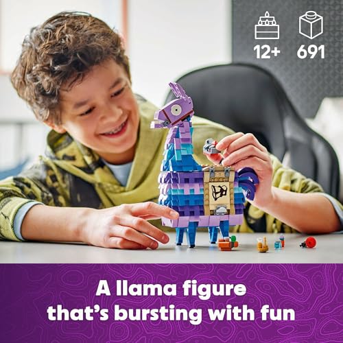 LEGO FORTNITE SUPPLY LLAMA SET DE CONSTRUCCIÓN JUGUETE PARA NIÑOS GAMERS EDADES 12 MODELO DE EXHIBICIÓN JUGUETE - 2
