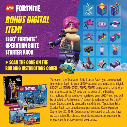 LEGO FORTNITE SUPPLY LLAMA SET DE CONSTRUCCIÓN JUGUETE PARA NIÑOS GAMERS EDADES 12 MODELO DE EXHIBICIÓN JUGUETE - 3