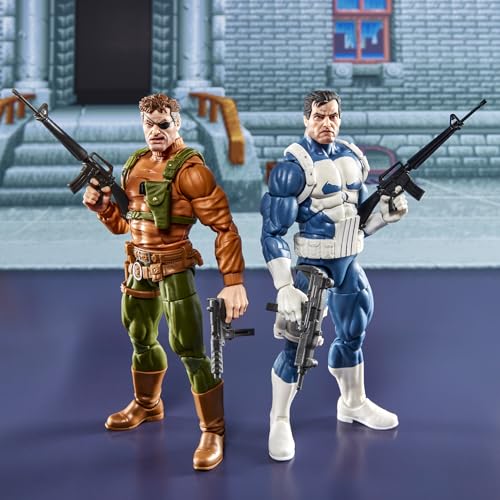 MARVEL LEGENDS SERIES GAMERVERSE PUNISHER NICK FURY FIGURAS DE ACCIÓN COLECCIONABLES INSPIRADAS EN VIDEOJUEGOS RETRO DE 6 - 3
