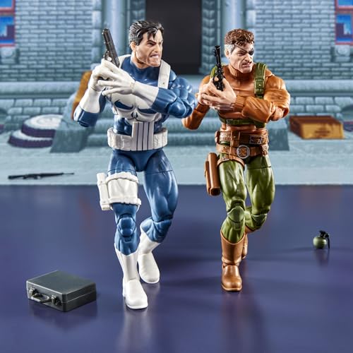 MARVEL LEGENDS SERIES GAMERVERSE PUNISHER NICK FURY FIGURAS DE ACCIÓN COLECCIONABLES INSPIRADAS EN VIDEOJUEGOS RETRO DE 6 - 4