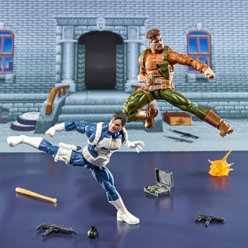 MARVEL LEGENDS SERIES GAMERVERSE PUNISHER NICK FURY FIGURAS DE ACCIÓN COLECCIONABLES INSPIRADAS EN VIDEOJUEGOS RETRO DE 6 - 5