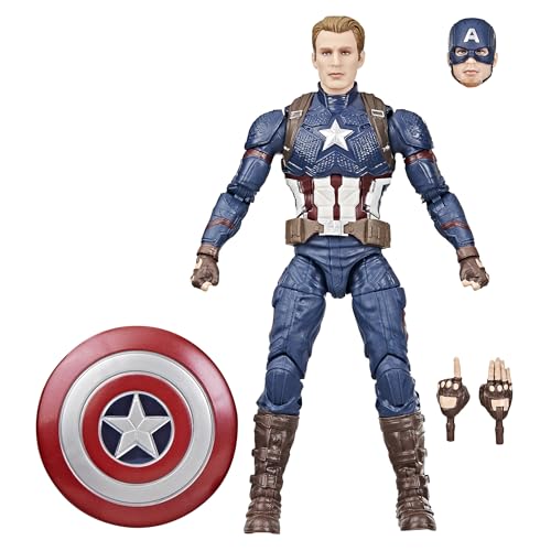 MARVEL LEGENDS SERIES CAPITÁN AMÉRICA AVENGERS ENDGAME FIGURA DE ACCIÓN COLECCIONABLE DE 6 PULGADAS - 1