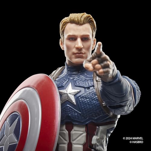 MARVEL LEGENDS SERIES CAPITÁN AMÉRICA AVENGERS ENDGAME FIGURA DE ACCIÓN COLECCIONABLE DE 6 PULGADAS - 3