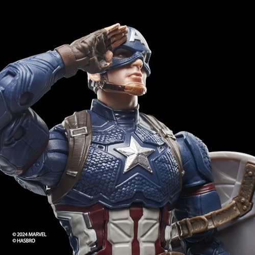 MARVEL LEGENDS SERIES CAPITÁN AMÉRICA AVENGERS ENDGAME FIGURA DE ACCIÓN COLECCIONABLE DE 6 PULGADAS - 5