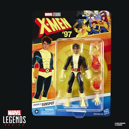 MARVEL LEGENDS SERIES MARVELS SUNSPOT XMEN 97 FIGURA DE ACCIÓN COLECCIONABLE DE 6 PULGADAS JUGUETE - 2