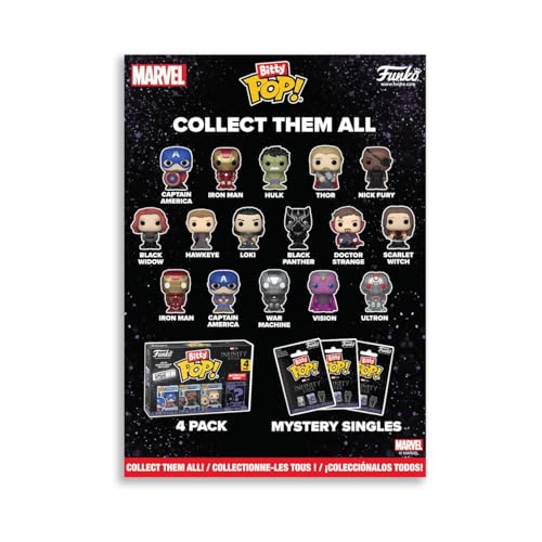 FUNKO CALENDARIO DE CUENTA REGRESIVA POP BITTY MARVEL COMICS 24 DÍAS DE SORPRESAS MINI FIGURAS DE VINILO COLECCIONABLES CAJA - 4