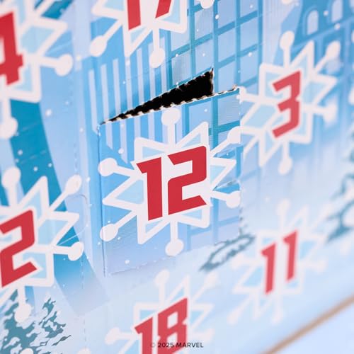 FUNKO CALENDARIO DE CUENTA REGRESIVA POP BITTY MARVEL COMICS 24 DÍAS DE SORPRESAS MINI FIGURAS DE VINILO COLECCIONABLES CAJA - 6
