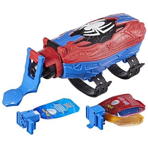MARVEL SPIDERMAN REAL WEBS ULTIMATE WEB BLASTER LANZADOR 2 EN 1 JUGUETE DE JUEGO DE ROL DISFRAZ DE SPIDERMAN JUGUETES - 1