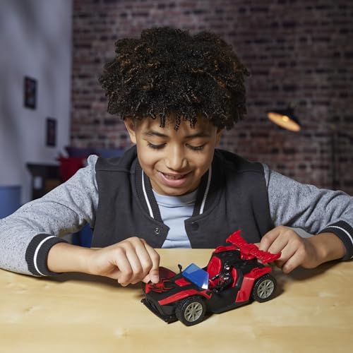 MARVEL SPIDERMAN VENOMVERSUS EPIC WORLD OF ACTION MILES MORALES REMIX BLAST RACER 4 PULGADAS 39 IN FIGURA Y COCHE DE JUGUETE - 4