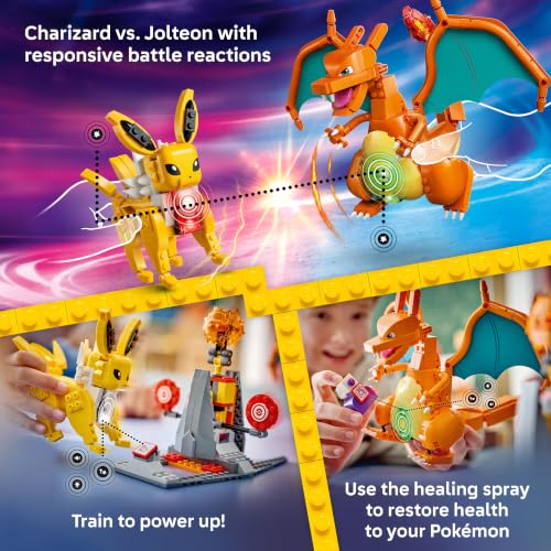 LEGO POKÉMON SMART PLAY CHARIZARD VS JOLTEON ULTIMATE BATTLE JUEGO TODO EN UNO CON 2 LADRILLOS INTELIGENTES 4 ETIQUETAS 2 - 5