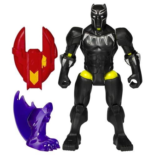 MARVEL MIXMASHERS BLACK PANTHER FIGURA DE ACCIÓN Y ACCESORIOS PERSONALIZADOS DE AVENGERS PARA MEZCLAR Y COMBINAR JUGUETES - 1