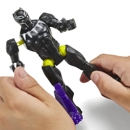 MARVEL MIXMASHERS BLACK PANTHER FIGURA DE ACCIÓN Y ACCESORIOS PERSONALIZADOS DE AVENGERS PARA MEZCLAR Y COMBINAR JUGUETES - 4