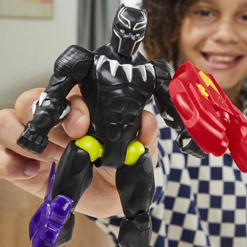 MARVEL MIXMASHERS BLACK PANTHER FIGURA DE ACCIÓN Y ACCESORIOS PERSONALIZADOS DE AVENGERS PARA MEZCLAR Y COMBINAR JUGUETES - 5