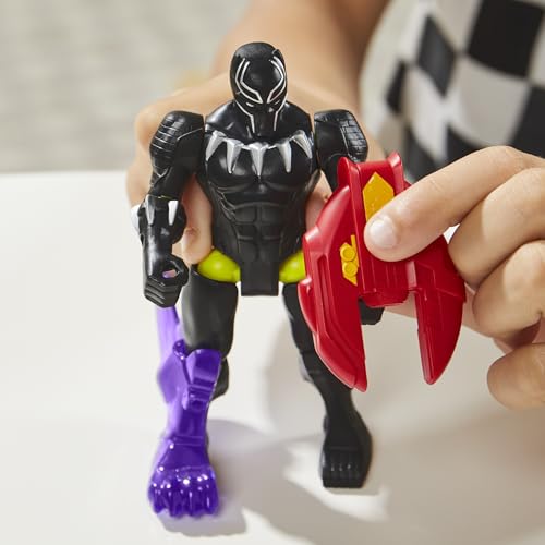 MARVEL MIXMASHERS BLACK PANTHER FIGURA DE ACCIÓN Y ACCESORIOS PERSONALIZADOS DE AVENGERS PARA MEZCLAR Y COMBINAR JUGUETES - 6