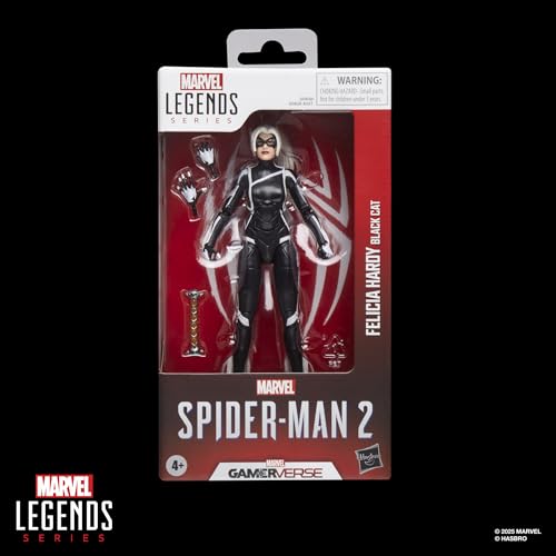MARVEL LEGENDS SERIES GAMERVERSE BLACK CAT FELICIA HARDY SPIDERMAN 2 FIGURA DE ACCIÓN COLECCIONABLE INSPIRADA EN VIDEOJUEGOS - 2