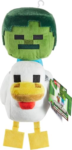 MATTEL MINECRAFT JUGUETE DE PELUCHE ZOMBIE CHICKEN JOCKEY ANIMAL DE PELUCHE COLECCIONABLE MUÑECA SUAVE DE 8 PULGADAS - 6