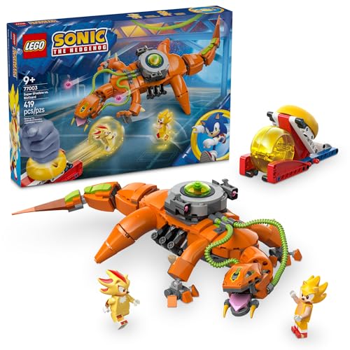 LEGO SONIC THE HEDGEHOG SUPER SHADOW VS BIOLIZARD REGALO DE JUGADOR PARA NIÑOS Y NIÑAS DIVERTIDO JUEGO COLECCIONABLE - 1