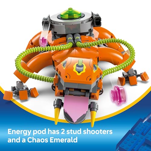 LEGO SONIC THE HEDGEHOG SUPER SHADOW VS BIOLIZARD REGALO DE JUGADOR PARA NIÑOS Y NIÑAS DIVERTIDO JUEGO COLECCIONABLE - 5