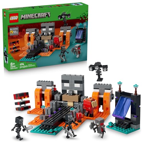 LEGO MINECRAFT BATALLA CON WITHER JUEGO DE CONSTRUCCIÓN Y JUGUETES DE JUEGO DE ROL PARA NIÑOS Y NIÑAS SET DE JUGUETES - 1