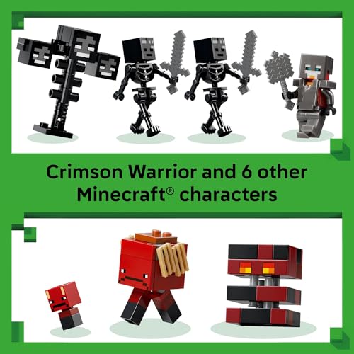 LEGO MINECRAFT BATALLA CON WITHER JUEGO DE CONSTRUCCIÓN Y JUGUETES DE JUEGO DE ROL PARA NIÑOS Y NIÑAS SET DE JUGUETES - 5