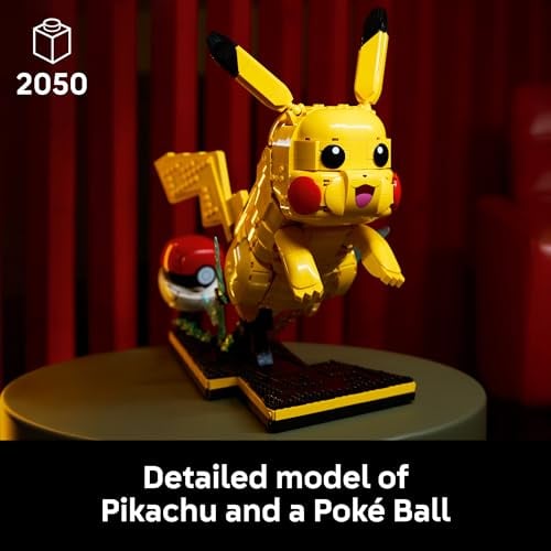LEGO POKÉMON PIKACHU Y POKÉ BALL JUEGOS DE CONSTRUCCIÓN COLECCIONABLES PARA ADULTOS MAYORES DE 18 AÑOS FIGURA DE POKÉMON - 2