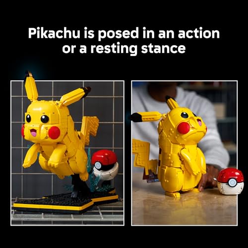 LEGO POKÉMON PIKACHU Y POKÉ BALL JUEGOS DE CONSTRUCCIÓN COLECCIONABLES PARA ADULTOS MAYORES DE 18 AÑOS FIGURA DE POKÉMON - 6