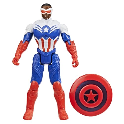 MARVEL AVENGERS VENOMVERSUS EPIC WORLD OF ACTION FIGURA Y ESCUDO DEL CAPITÁN AMÉRICA JUGUETE DE SUPERHÉROE DE 4 PULGADAS 39 - 2