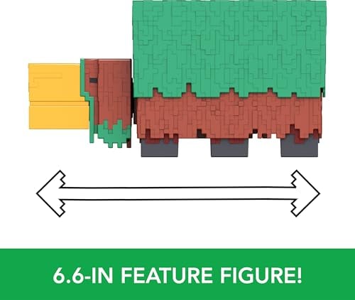 MATTEL MINECRAFT FIGURA DE ACCIÓN DE SNIFFER CON SONIDOS PRECISOS PARA EL JUEGO JUGUETE COLECCIONABLE A ESCALA DE 325 - 3