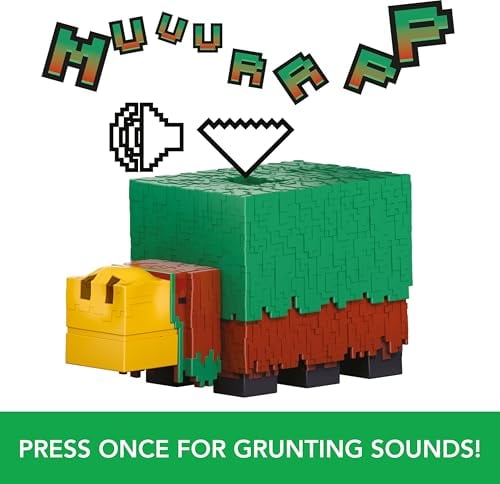 MATTEL MINECRAFT FIGURA DE ACCIÓN DE SNIFFER CON SONIDOS PRECISOS PARA EL JUEGO JUGUETE COLECCIONABLE A ESCALA DE 325 - 4