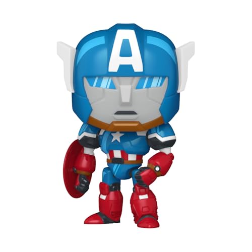 FUNKO POP MARVEL WHAT IF FIGURA DE VINILO COLECCIONABLE DEL CAPITÁN AMÉRICA MECH IDEA DE REGALO PRODUCTO OFICIAL JUGUETES - 2
