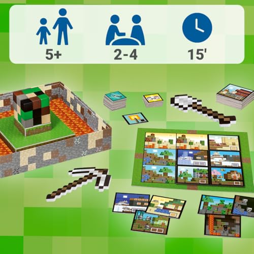 RAVENSBURGER MINECRAFT BUILDERS BIOMES JUNIOR JUEGO COOPERATIVO PARA NIÑOS DIVERTIDA AVENTURA DE CONSTRUCCIÓN DE GRANJAS - 2