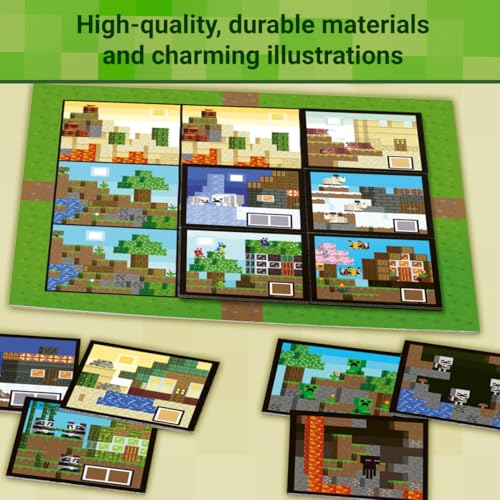 RAVENSBURGER MINECRAFT BUILDERS BIOMES JUNIOR JUEGO COOPERATIVO PARA NIÑOS DIVERTIDA AVENTURA DE CONSTRUCCIÓN DE GRANJAS - 6