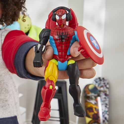 SPIDERMAN MARVEL MIXMASHERS FIGURA DE ACCIÓN PERSONALIZADA PARA MEZCLAR Y COMBINAR Y ACCESORIOS JUGUETES DE SUPERHÉROES - 4