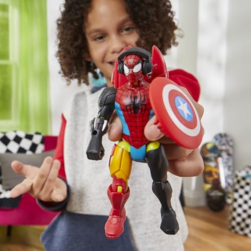 SPIDERMAN MARVEL MIXMASHERS FIGURA DE ACCIÓN PERSONALIZADA PARA MEZCLAR Y COMBINAR Y ACCESORIOS JUGUETES DE SUPERHÉROES - 6