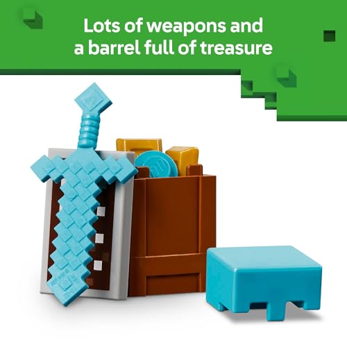 LEGO MINECRAFT THE ILLAGER DESERT PATROL FIGURAS DE JUGUETE Y JUEGO JUGUETE DE CONSTRUCCIÓN DE MINECRAFT PARA NIÑOS NIÑOS - 3