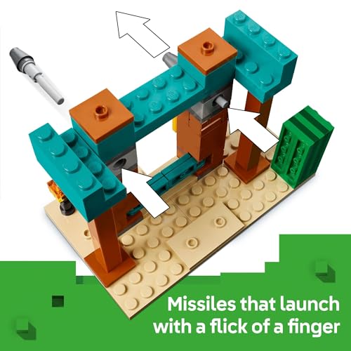 LEGO MINECRAFT THE ILLAGER DESERT PATROL FIGURAS DE JUGUETE Y JUEGO JUGUETE DE CONSTRUCCIÓN DE MINECRAFT PARA NIÑOS NIÑOS - 4