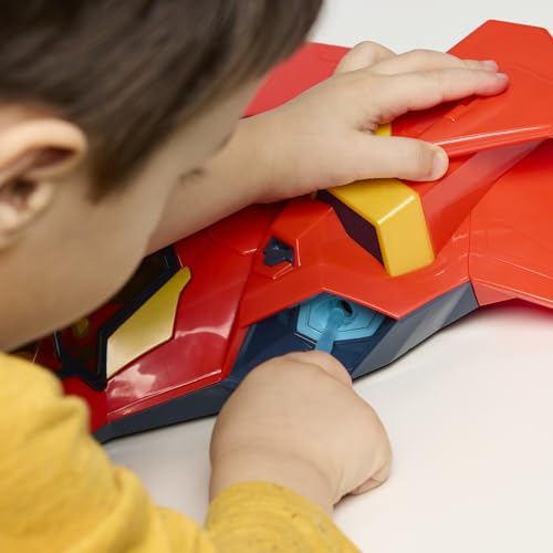 DISNEY JR SERIES MARVELS IRON MAN AND HIS AWESOME FRIENDS GIANTSIZED ARMOR IRON JET 3INCH ACTION FIGURES WITH TOY VEHICLE - 7