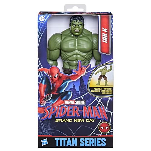 MARVEL SPIDERMAN BRAND NEW DAY TITAN SERIES HULK FIGURA DE ACCIÓN 117 PULGADAS JUGUETES DE SUPERHÉROES PARA NIÑOS A PARTIR - 3