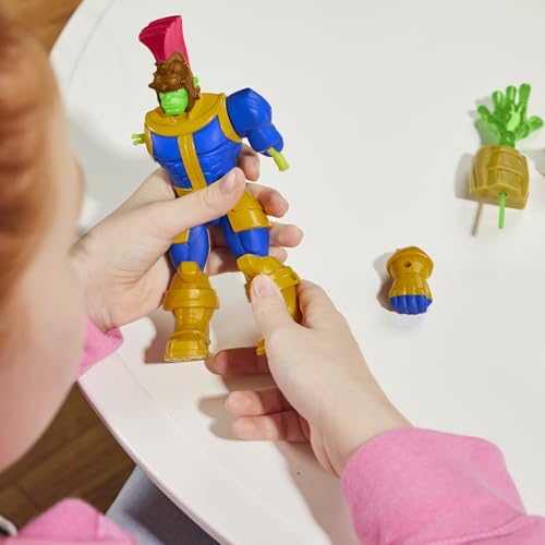 AVENGERS MARVEL MIXMASHERS THANOS FIGURA DE ACCIÓN DELUXE PERSONALIZADA DE MEZCLA Y COMBINACIÓN CON ACCESORIOS JUGUETES - 7