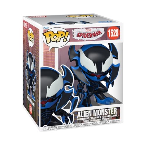 FUNKO POP SUPER AMIGABLE BARRIO SPIDERMAN MONSTRUO ALIEN - 1