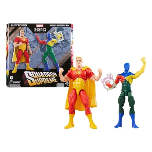 MARVEL SQUADRON SUPREME LEGENDS PAQUETE DE 2 FIGURAS DE ACCIÓN DE MARVELS HYPERION Y MARVELS DOCTOR SPECTRUM DE 6 PULGADAS - 7