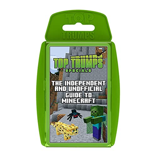 TOP TRUMPS JUEGO DE CARTAS THE INDEPENDENT UNOFFICIAL GUIDE TO MINECRAFT JUEGOS DE APRENDIZAJE FAMILIAR PARA NIÑOS Y ADULTOS - 1