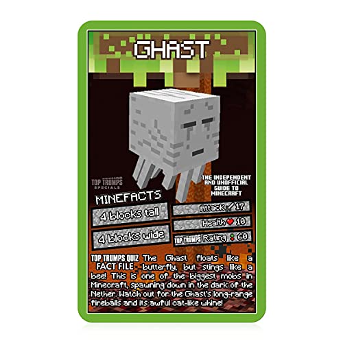 TOP TRUMPS JUEGO DE CARTAS THE INDEPENDENT UNOFFICIAL GUIDE TO MINECRAFT JUEGOS DE APRENDIZAJE FAMILIAR PARA NIÑOS Y ADULTOS - 3